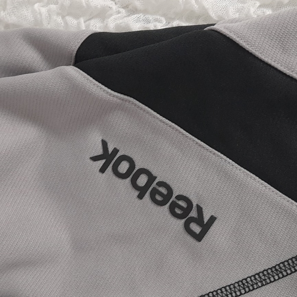 Reebok Loose Track Pants Size Large Gray #58 - Picture 3 of 9